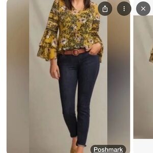 Cabi Style 5493 dark rinse skinny jeans Size 10